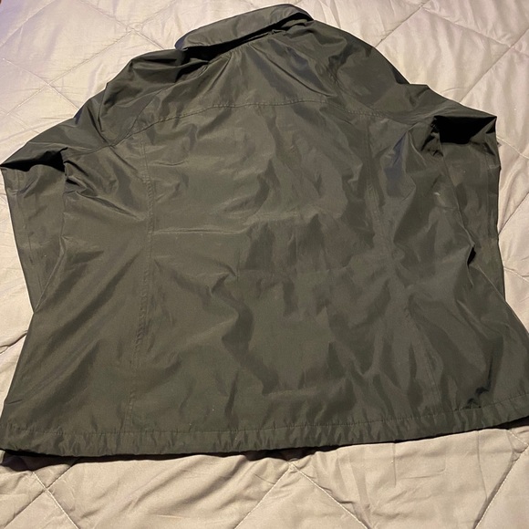 Men’s Black Eddie Bauer Windbreaker w/Hood - Picture 2 of 11
